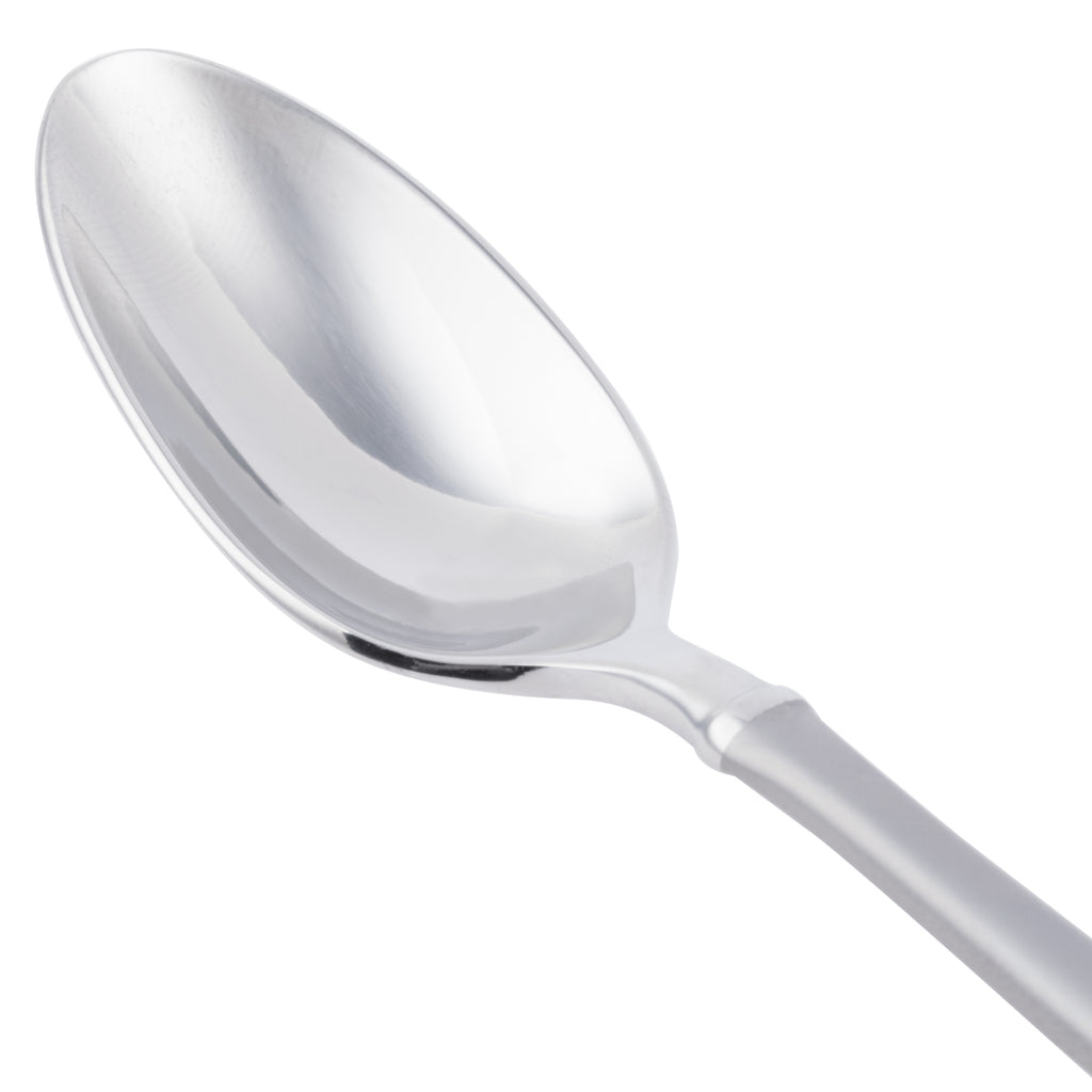 World Tableware 992 007 Cimarron 18/8 Extra Heavy Weight Stainless Steel 4 1/2" Demitasse Spoon - 12/Pack