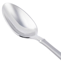 World Tableware 992 007 Cimarron 18/8 Extra Heavy Weight Stainless Steel 4 1/2" Demitasse Spoon - 12/Pack