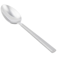 World Tableware 992 002 Cimarron 18/8 Extra Heavy Weight Stainless Steel 7 1/2" Dessert Spoon - 12/Pack