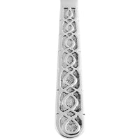 10 Strawberry Street DUB-DK Dubai 9 1/2" 18/0 Heavy Weight Stainless Steel Dinner Knife - 12/Pack