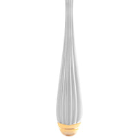 10 Strawberry Street PAR-DF Parisian Gold 18/0 Heavy Weight 7 3/4" Stainless Steel Dinner Fork - 12/Pack