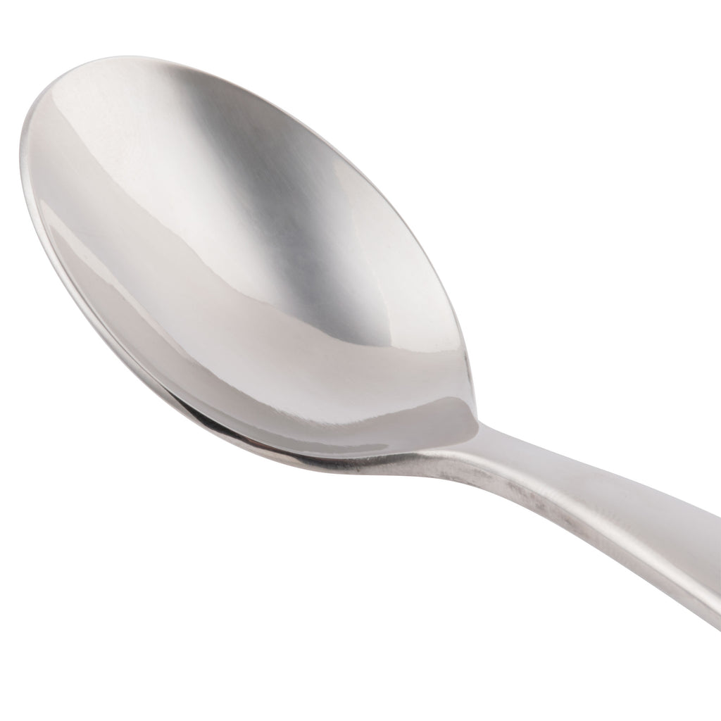 World Tableware 991 001 Esquire 18/8 Extra Heavy Weight Stainless Steel 6 1/8" Teaspoon - 12/Pack