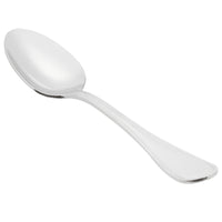 World Tableware 407 002 Calais 7" 18/8 Stainless Steel Extra Heavy Weight Dessert Spoon - 12/Pack