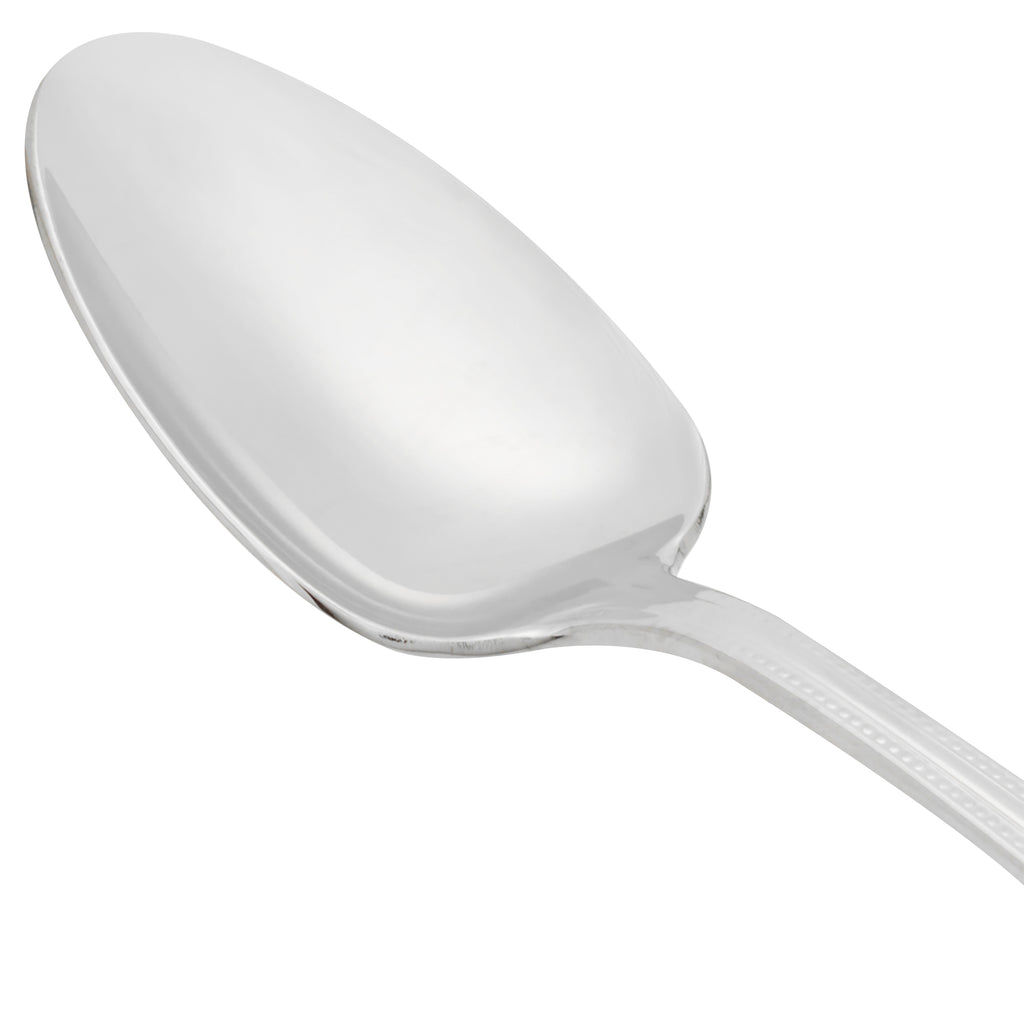 World Tableware 407 003 Calais 8 1/8" 18/8 Stainless Steel Extra Heavy Weight Tablespoon / Serving Spoon - 12/Pack