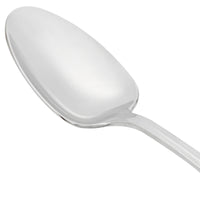 World Tableware 407 003 Calais 8 1/8" 18/8 Stainless Steel Extra Heavy Weight Tablespoon / Serving Spoon - 12/Pack