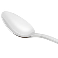 World Tableware 407 021 Calais 7 7/8" 18/8 Stainless Steel Extra Heavy Weight Iced Tea Spoon - 12/Pack