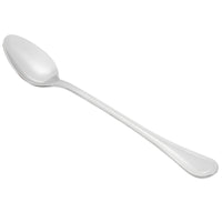 World Tableware 407 021 Calais 7 7/8" 18/8 Stainless Steel Extra Heavy Weight Iced Tea Spoon - 12/Pack