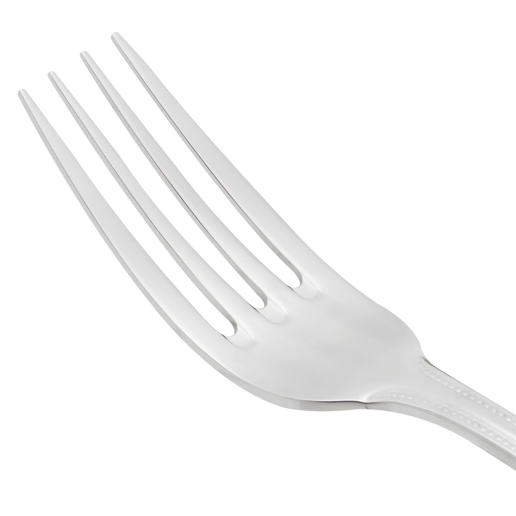 World Tableware 407 039 Calais 8 1/4" 18/8 Stainless Steel Extra Heavy Weight European Dinner Fork - 12/Pack