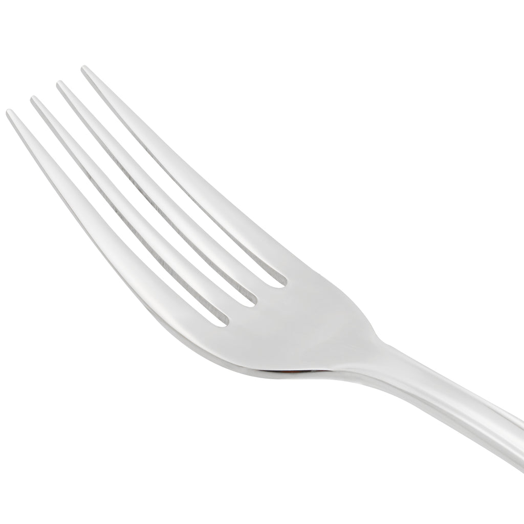 World Tableware 491 039 Serenade 8 1/8" 18/8 Stainless Steel Extra Heavy Weight European Dinner Fork - 12/Pack