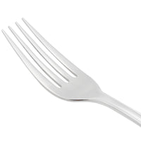 World Tableware 491 039 Serenade 8 1/8" 18/8 Stainless Steel Extra Heavy Weight European Dinner Fork - 12/Pack