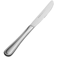 Bon Chef S311 Tuscany 8 7/8" 13/0 Stainless Steel Extra Heavy Solid Handle Dinner Knife - 12/Pack