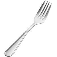 Bon Chef S307 Tuscany 7 1/8" 18/10 Stainless Steel Extra Heavy Salad / Dessert Fork - 12/Pack