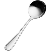 Bon Chef S301 Tuscany 6 3/16" 18/10 Stainless Steel Extra Heavy Bouillon Spoon - 12/Pack