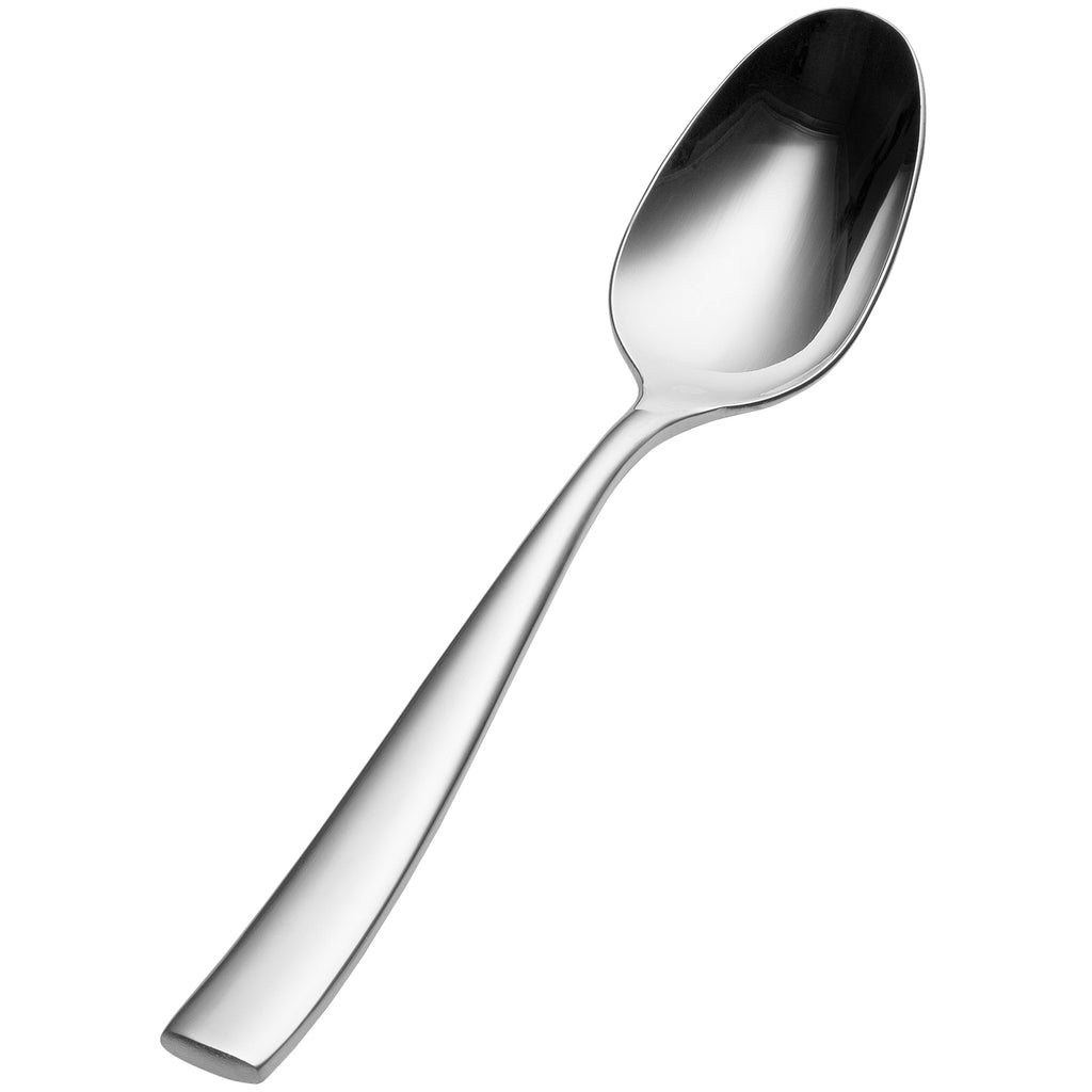 Bon Chef S3003 Manhattan 7 3/4" 18/10 Stainless Steel Extra Heavy Soup / Dessert Spoon - 12/Pack