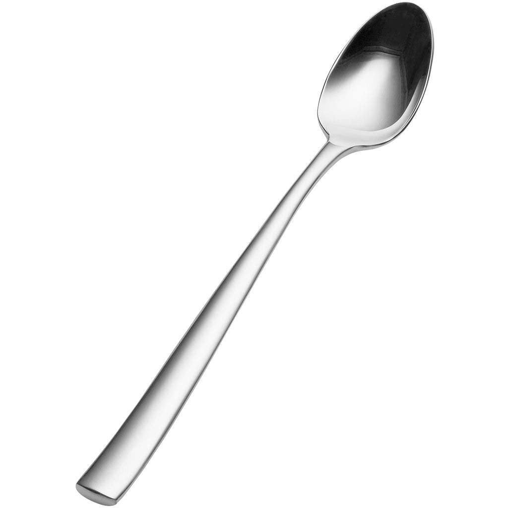 Bon Chef S3002 Manhattan 8" 18/10 Stainless Steel Extra Heavy Iced Tea Spoon - 12/Pack