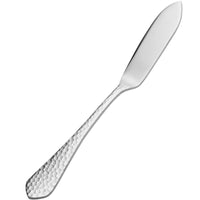 Bon Chef S1213 Reflections 6 5/8" 18/10 Stainless Steel Extra Heavy Butter Spreader - 12/Pack