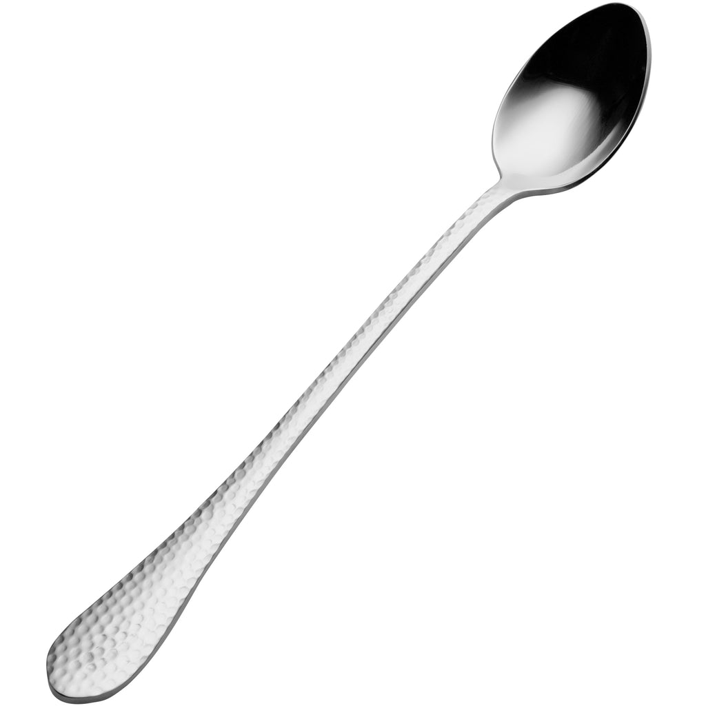 Bon Chef S1202 Reflections 7 3/4" 18/10 Stainless Steel Extra Heavy Iced Tea Spoon - 12/Pack