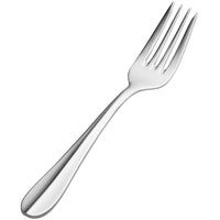Bon Chef S107 Monroe 7 1/16" 18/10 Stainless Steel Extra Heavy Salad / Dessert Fork - 12/Pack