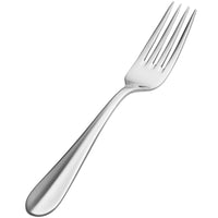 Bon Chef S105 Monroe 7 1/2" 18/10 Stainless Steel Extra Heavy Dinner Fork - 12/Pack