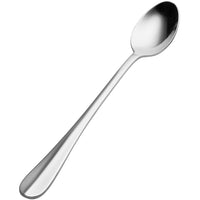 Bon Chef S102 Monroe 7 3/8" 18/10 Stainless Steel Extra Heavy Iced Tea Spoon - 12/Pack