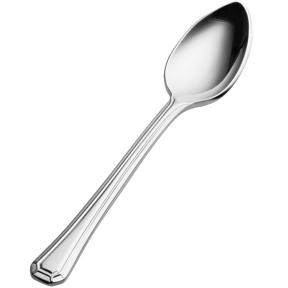 Bon Chef S516 Prism 4 11/16" 18/10 Stainless Steel Extra Heavy Demitasse Spoon - 12/Pack