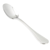 World Tableware 407 008 Calais 5 1/4" 18/8 Stainless Steel Extra Heavy Weight European Teaspoon - 12/Pack