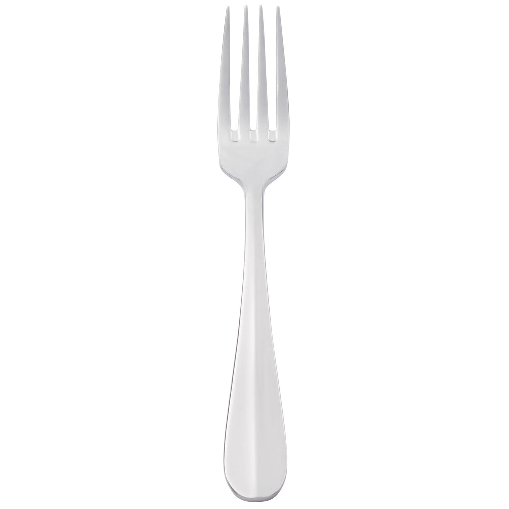 Bon Chef S106 Monroe 8 1/8" 18/10 Stainless Steel Extra Heavy European Size Dinner Fork - 12/Pack