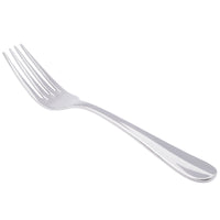 Bon Chef S106 Monroe 8 1/8" 18/10 Stainless Steel Extra Heavy European Size Dinner Fork - 12/Pack