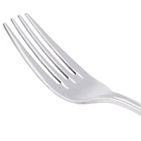 Bon Chef S306 Tuscany 8 3/16" 18/10 Stainless Steel Extra Heavy European Size Dinner Fork - 12/Pack