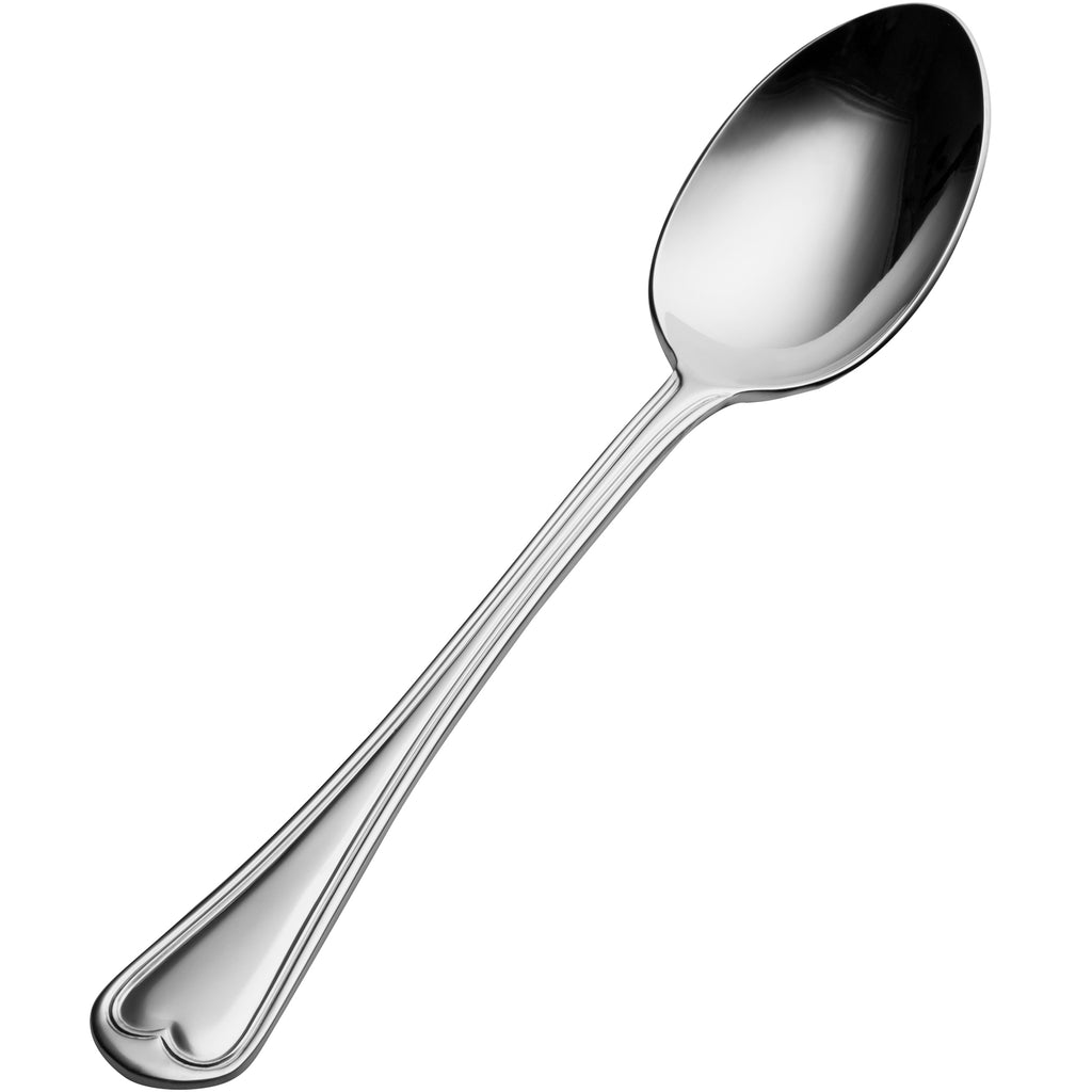 Bon Chef S604 Victoria 9 1/4" 18/10 Stainless Steel Tablespoon / Serving Spoon - 12/Pack