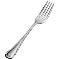Bon Chef S606 Victoria 8 3/16" 18/10 Stainless Steel European Size Dinner Fork - 12/Pack