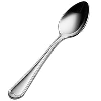Bon Chef S616 Victoria 4 11/16" 18/10 Stainless Steel Demitasse Spoon - 12/Pack
