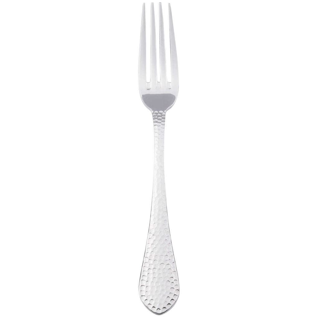 Bon Chef S1206 Reflections 8 5/8" 18/10 Stainless Steel Extra Heavy European Size Dinner Fork - 12/Pack