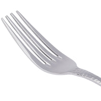 Bon Chef S1206 Reflections 8 5/8" 18/10 Stainless Steel Extra Heavy European Size Dinner Fork - 12/Pack