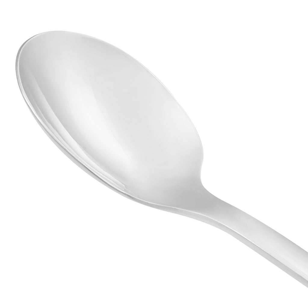 World Tableware 924 016 Porto 18/8 Extra Heavy Weight Stainless Steel 6 1/2" Bouillon Spoon - 12/Pack