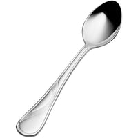 Bon Chef S2200 Wave 6 1/4" 18/10 Stainless Steel Teaspoon - 12/Pack