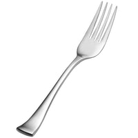Bon Chef S3207 Aspen 6 3/4" 18/10 Stainless Steel Extra Heavy Salad / Dessert Fork - 12/Pack