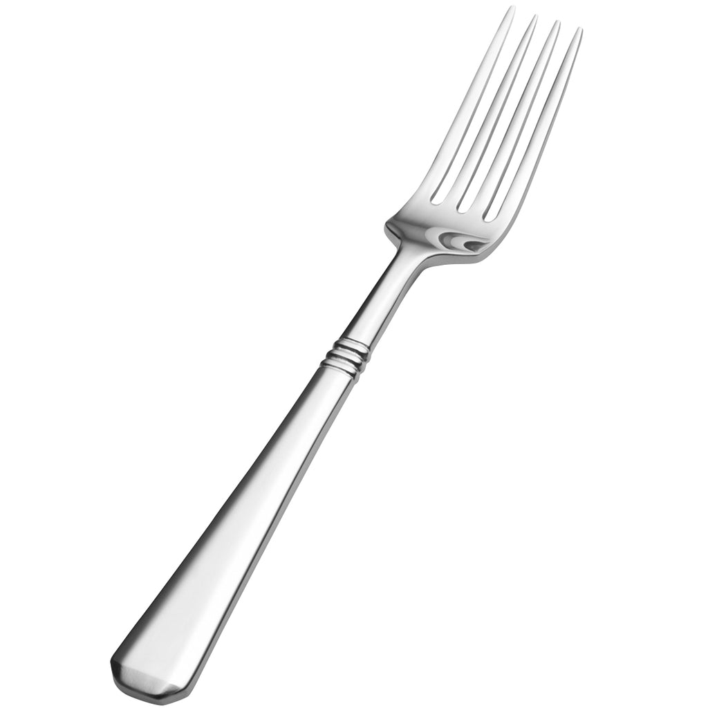 Bon Chef S3407 Cordoba 6 15/16" 18/10 Stainless Steel Salad / Dessert Fork - 12/Pack