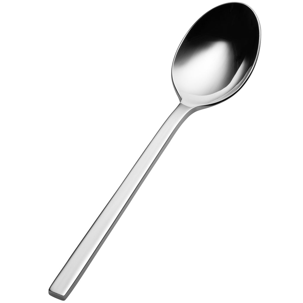 Bon Chef S3804 Milan 8 1/4" 18/10 Stainless Steel Extra Heavy Tablespoon / Serving Spoon - 12/Pack