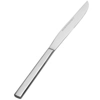 Bon Chef S3815 Milan 9 1/8" 13/0 Stainless Steel Extra Heavy Steak Knife - 12/Pack