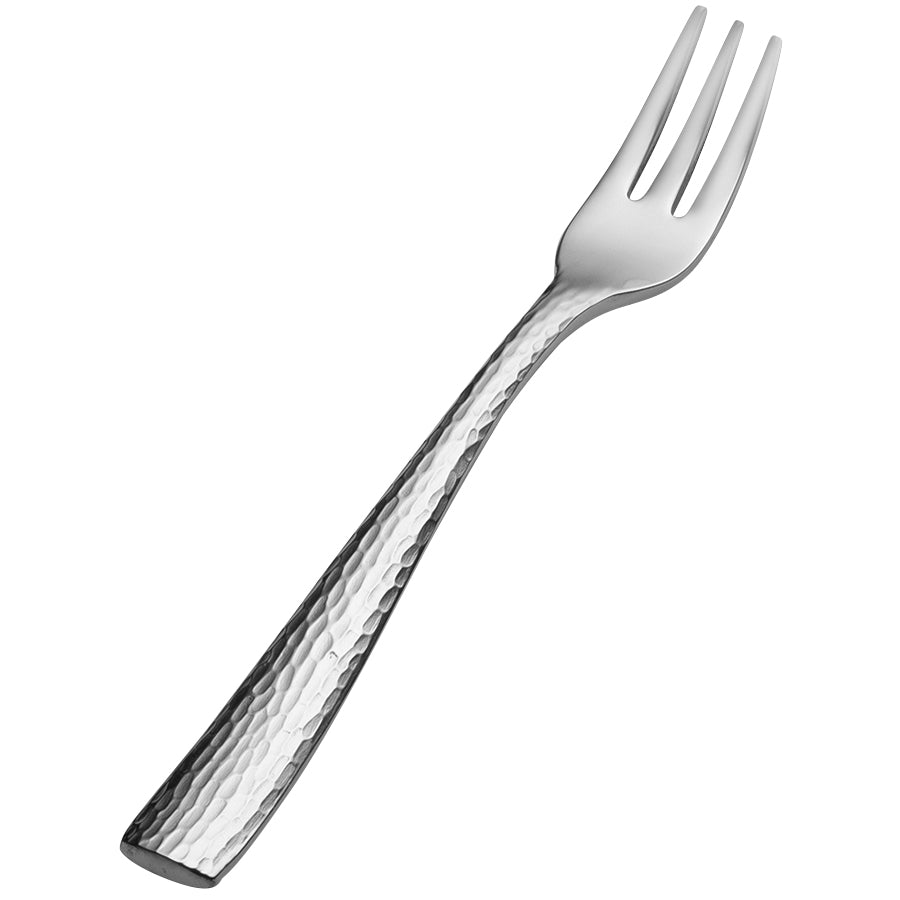 Bon Chef S3908 Scarlett 5 3/8" 18/10 Stainless Steel Extra Heavy Oyster / Cocktail Fork - 12/Pack
