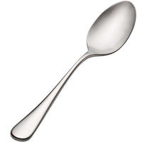 Bon Chef S4003 Como 8" 18/10 Stainless Steel Extra Heavy Soup / Dessert Spoon - 12/Pack