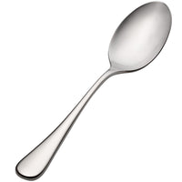 Bon Chef S4004 Como 8 1/2" 18/10 Stainless Steel Extra Heavy Tablespoon / Serving Spoon - 12/Pack
