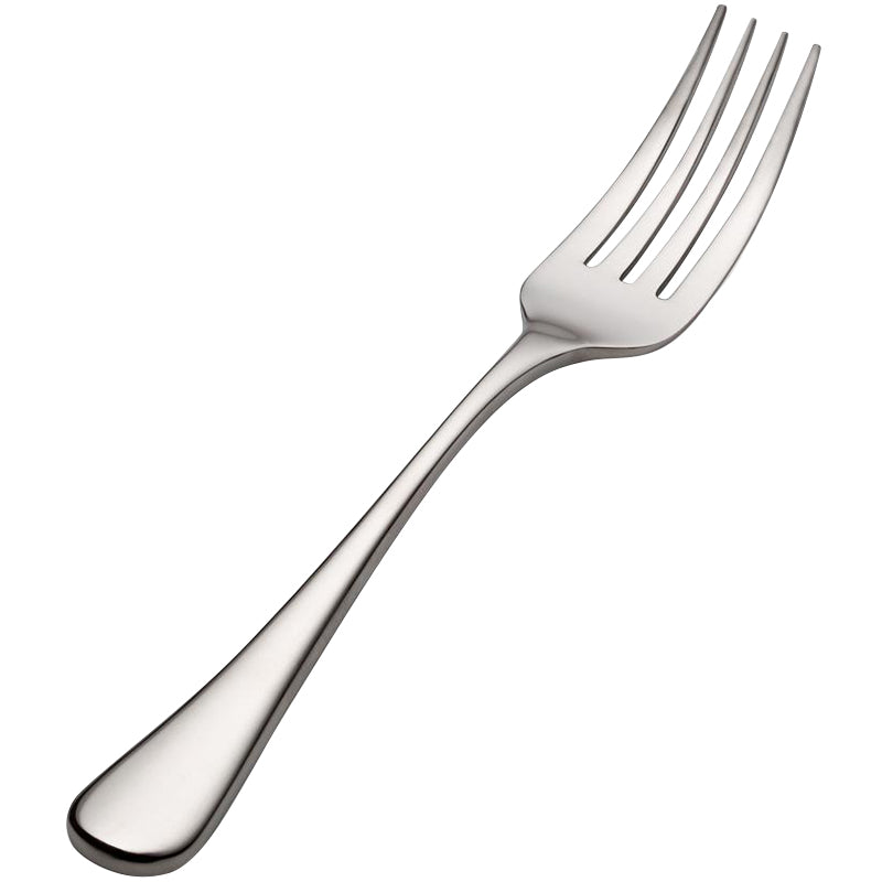 Bon Chef S4007 Como 7" 18/10 Stainless Steel Extra Heavy Salad / Dessert Fork - 12/Pack