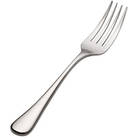 Bon Chef S4007 Como 7" 18/10 Stainless Steel Extra Heavy Salad / Dessert Fork - 12/Pack