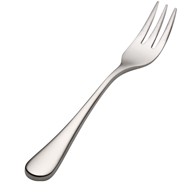 Bon Chef S4008 Como 5 1/2" 18/10 Stainless Steel Extra Heavy Oyster / Cocktail Fork - 12/Pack