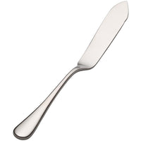 Bon Chef S4010 Como 6 3/4" 13/0 Stainless Steel Extra Heavy Butter Knife - 12/Pack