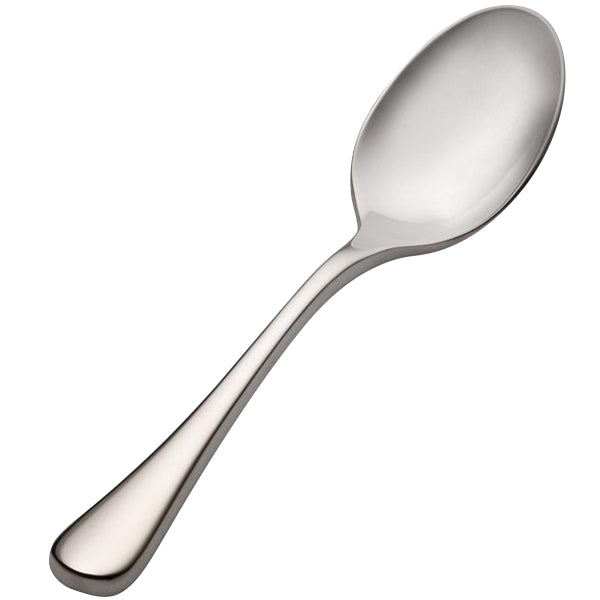 Bon Chef S4016 Como 4 7/8" 18/10 Stainless Steel Extra Heavy Demitasse Spoon - 12/Pack