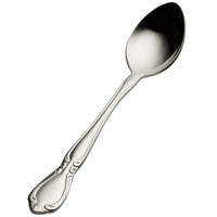 Bon Chef S1800 Queen Anne 6 1/4" 18/10 Stainless Steel Teaspoon - 12/Pack