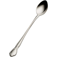 Bon Chef S1802 Queen Anne 7 5/8" 18/10 Stainless Steel Iced Tea Spoon - 12/Pack